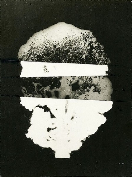 Mutazione,1980-collage poliestere cm.50x40 
