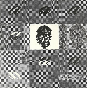 Mutazione scrittura, 1978 - collage su tela cm.80x80         